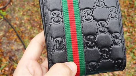 fake gucci wallet black leather|gucci men's wallet knockoff.